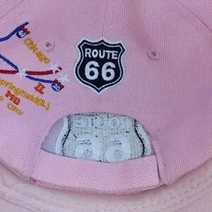 Route 66 Embroidered Shield Map Baseball Adjustable Cap Hat Joycap | Accessories | Route 66 Embroidered Shield Map  main image 3